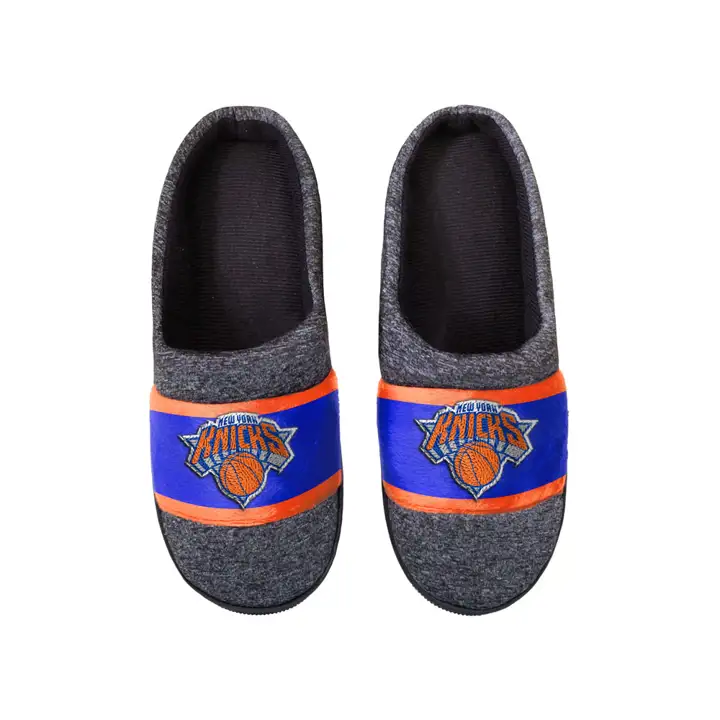 Pantoufles en maille de polyester New York Knicks 19 grises