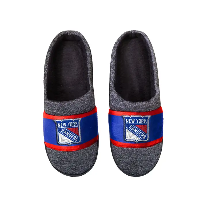 Chausson en tricot de polyester New York Rangers 19 gris