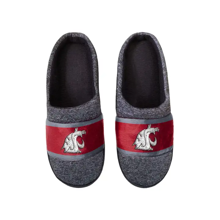 Chausson en tricot poly Washington State Cougars 19 gris