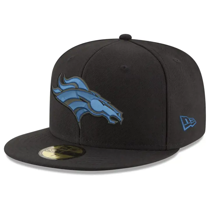 Casquette ajustée NFL Denver Broncos Basic Fashion 59Fifty BLK/RBL