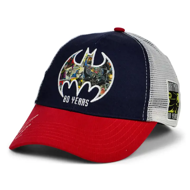 Batman CASQUETTE BATMAN 80E ANNIV. BLEU MARINE