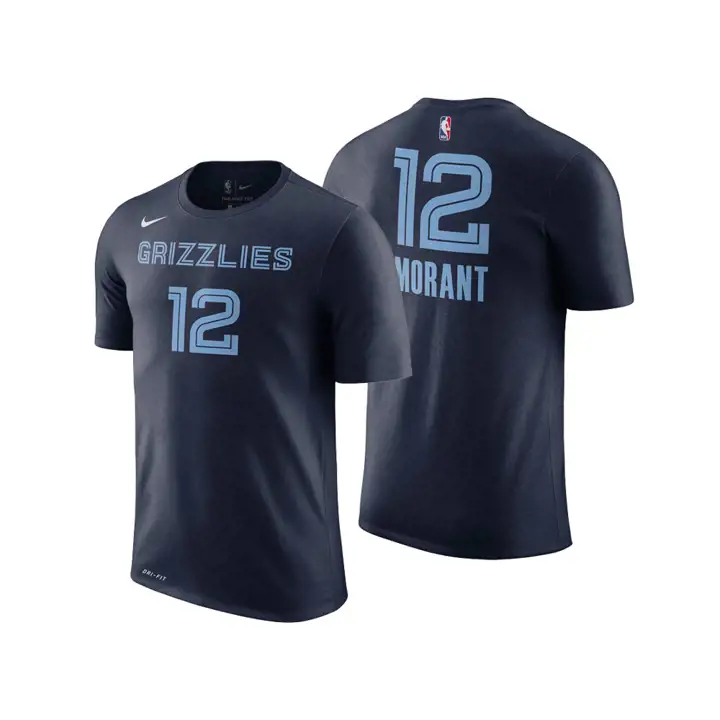 T-SHIRT JOUEUR GRIZZLIES NBA ICON Ja Morant MARINE