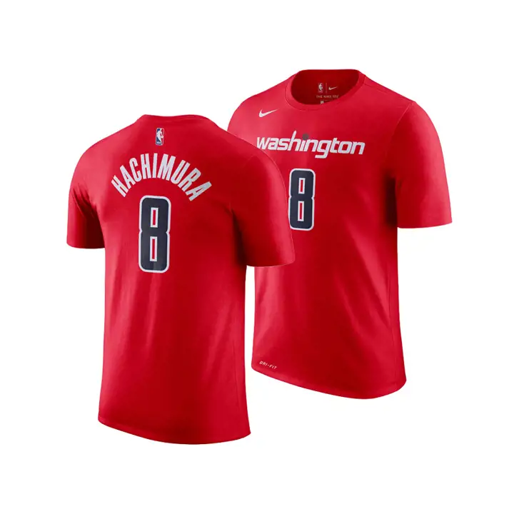 T-SHIRT JOUEUR EMBLÉMATIQUE DE LA NBA Washington Wizards Rui Hachimura BLEU MARINE