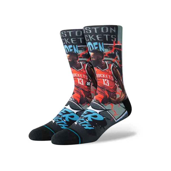 ROCKETS NBA Hero Series Crew James Harden GRY