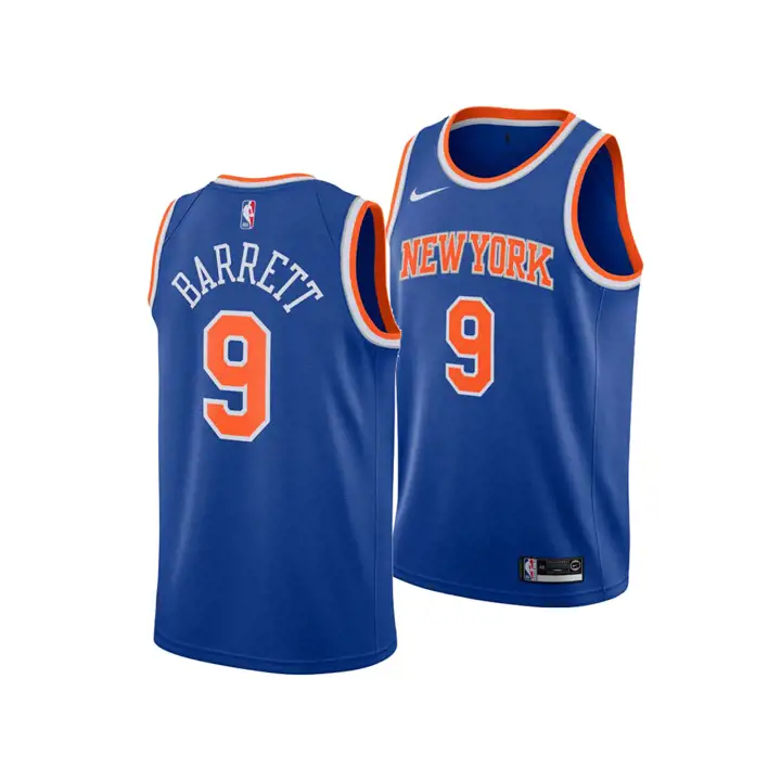 MAILLOT SWINGMAN ICON NBA KNICKS RJ Barrett BLEU