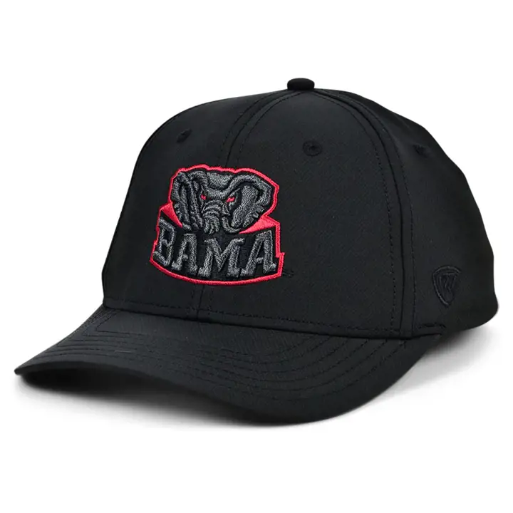 Alabama Crimson Tide NCAA Casquette souple Twisted Night noire