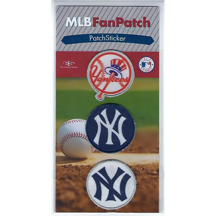 New York Yankees MLB Fan Patch Stickers AST