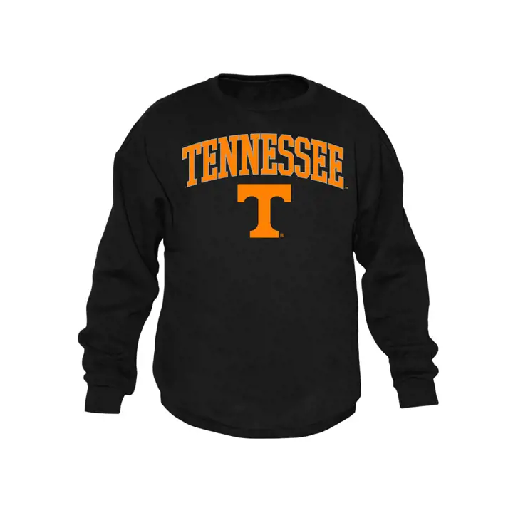 Tennessee Volunteers NCAA Sweat-shirt col rond taille moyenne noir