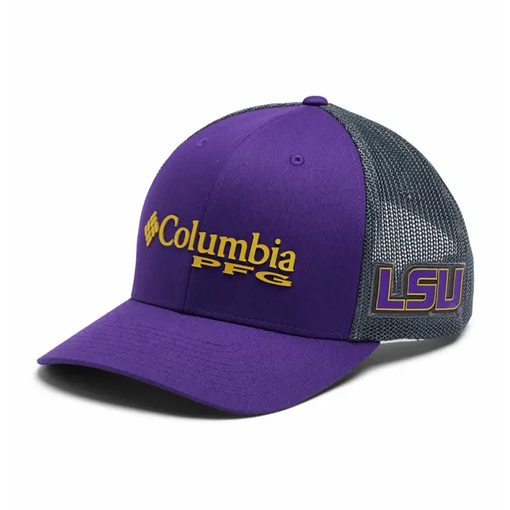 L.S.U. NCAA PFG Trucker VIOLET/ANTHRACITE