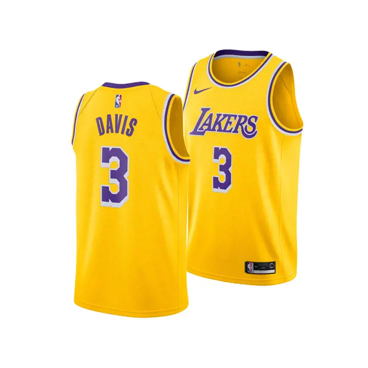 MAILLOT SWINGMAN ICON ÉQUIPE NBA LAKERS Anthony Davis jaune
