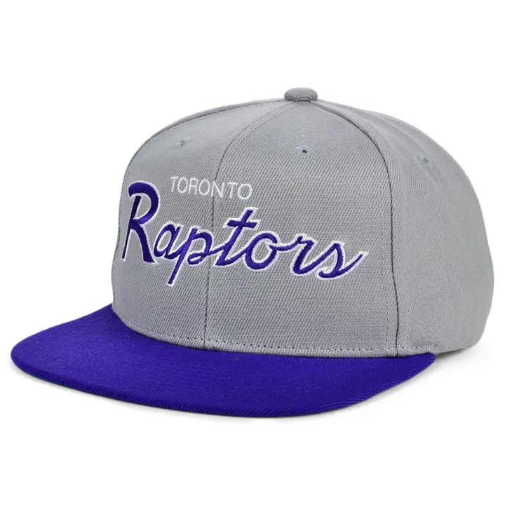 TORONTO RAPTORS CASQUETTE PLATE HERITAGE SCRIPT gris/violet