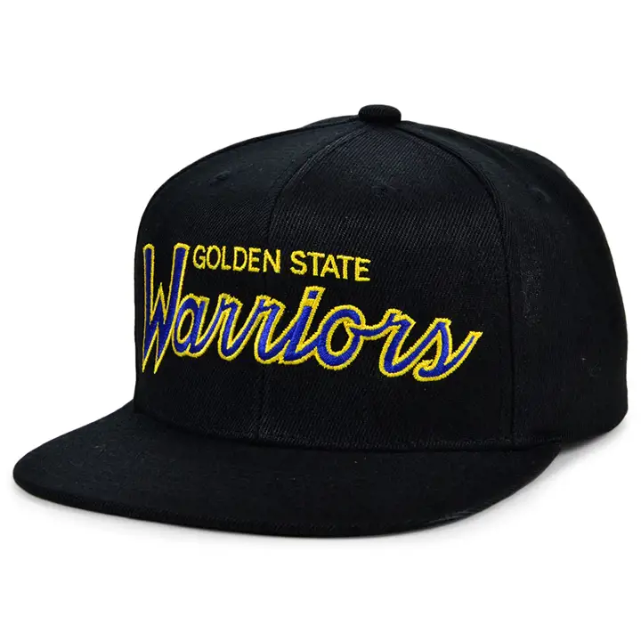 CASQUETTE SNAPBACK GOLDEN STATE WARRIORS NBA HERITAGE SCRIPT noire