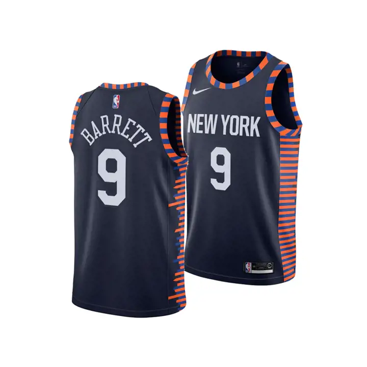 Maillot SWINGMAN KNICKS NBA City Edition 19 RJ Barrett marine