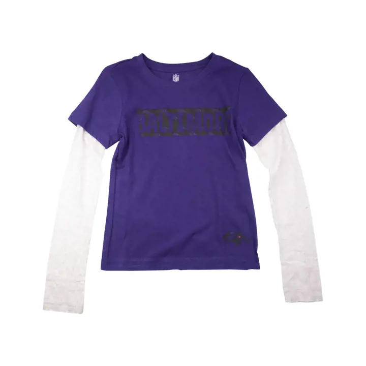 T-shirt manches longues Baltimore Ravens NFL YTH AST