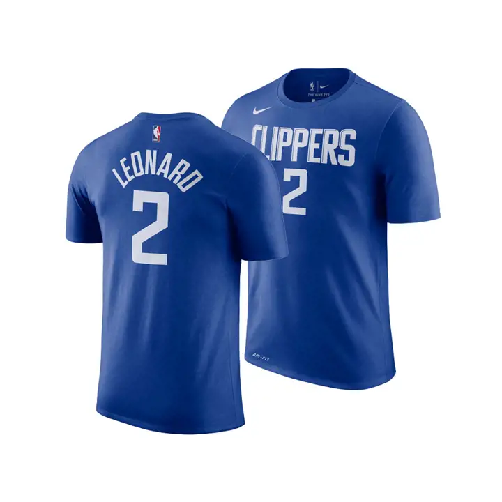 CLIPPERS NBA ICON PLAYER T-SHIRT Kawhi Leonard blue