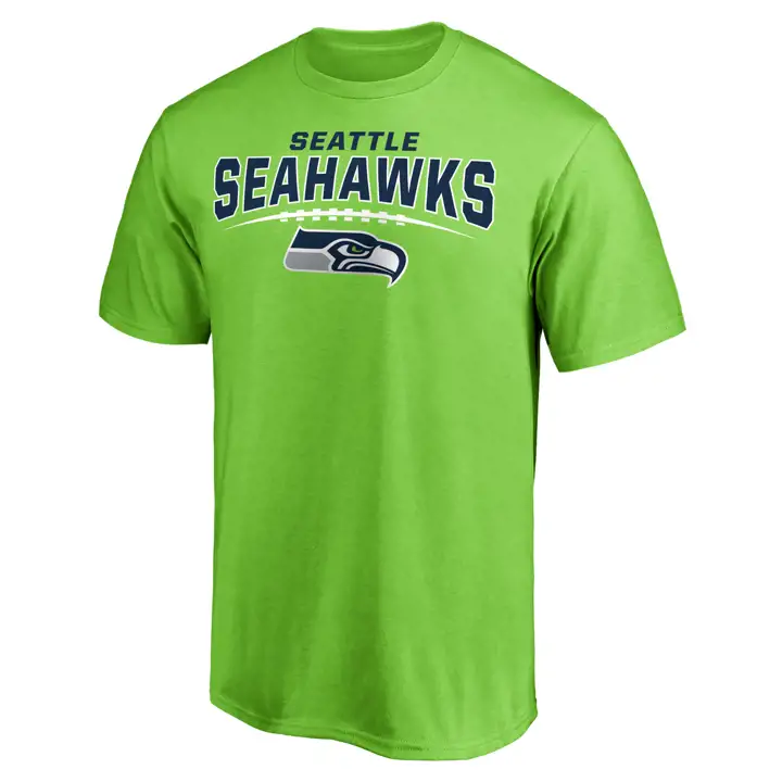 T-SHIRT BASIQUE A/SS SEATTLE SEAHAWKS - Intense Bataille AST