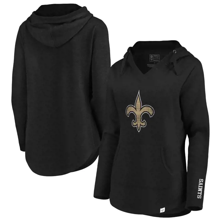NEW ORLEANS SAINTS PULL À CAPUCHE EN TRICOT COL EN V - Walkover AST