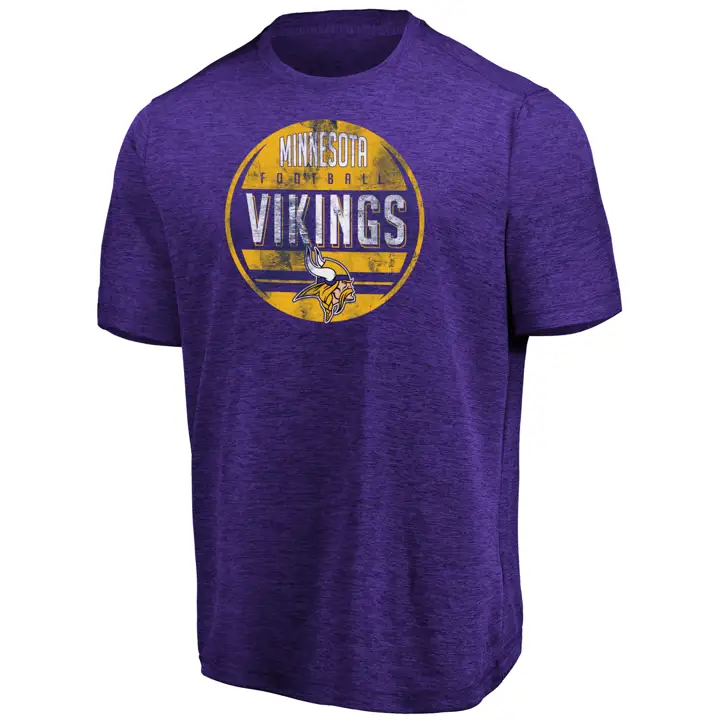 MINNESOTA VIKINGS T-SHIRT COL RAS DU COU A/SS - Doux Pass AST