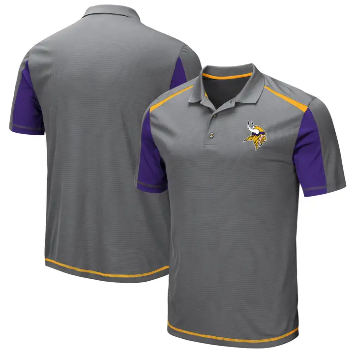 POLO COURTE MANCHE MINNESOTA VIKINGS A/SS-Prix de repêchage AST