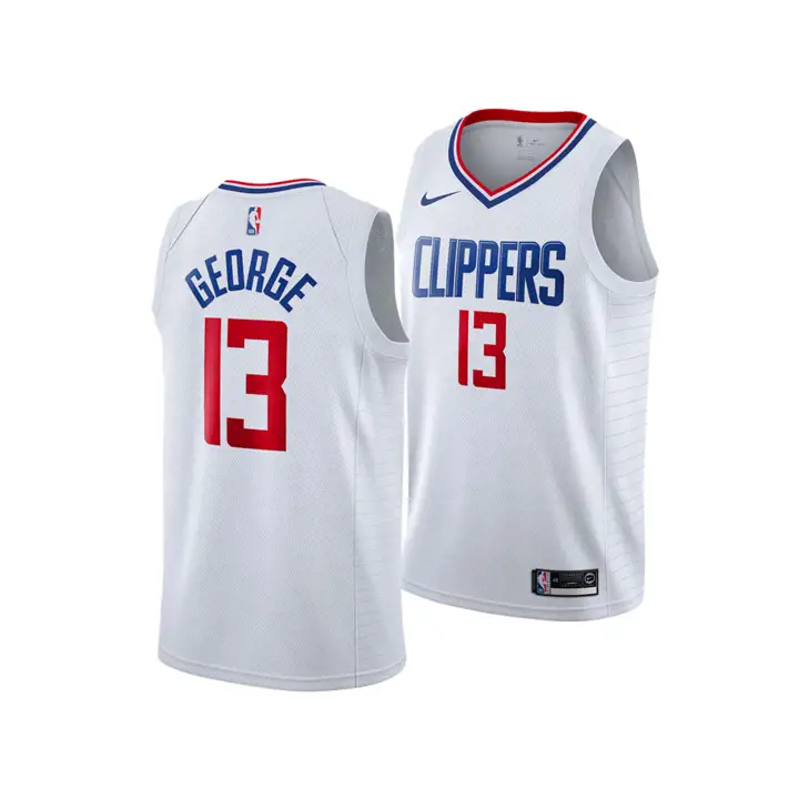 MAILLOT SWINGMAN CLIPPERS NBA ASSOCIATION Paul George BLANC