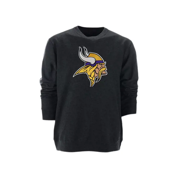 MINNESOTA VIKINGS A/LS CREW NECK POLAIRE-TEK Patch Tee AST