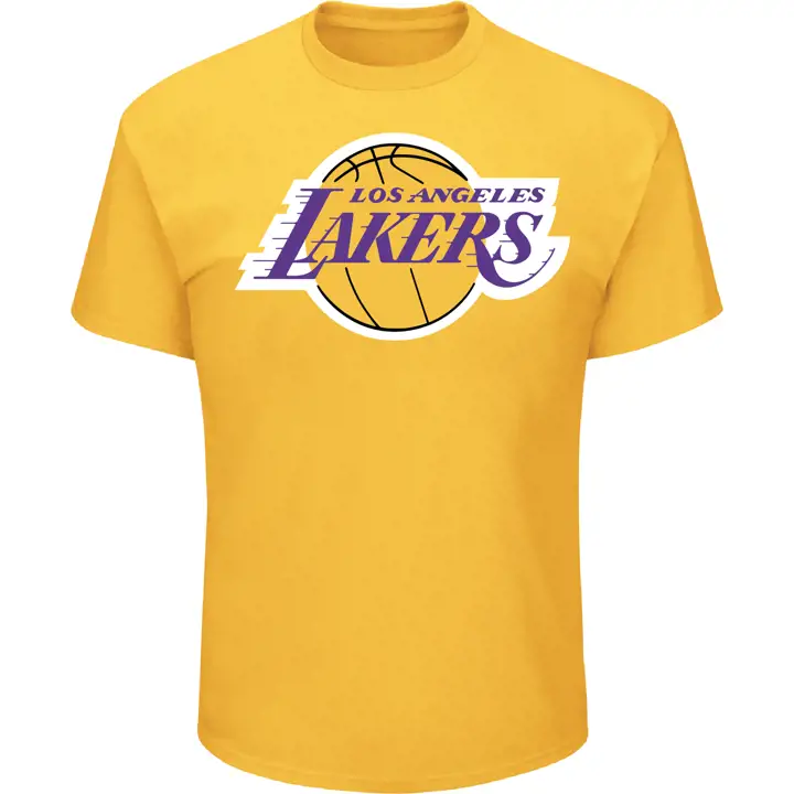 T-SHIRT BASIQUE LOS ANGELES LAKERS A/SS-Logo principal AST