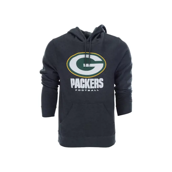 GREEN BAY PACKERS PULL VERO HOODED POLAIRE MANCHES LONGUES-Notre Équipe AST