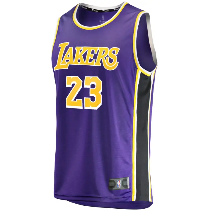LA LAKERS NBA Men's Fastbreak Jersey LeBron James Ast