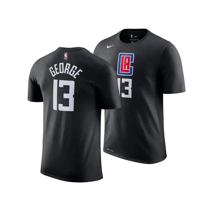 CLIPPERS NBA STATEMENT T-SHIRT JOUER Paul George noir