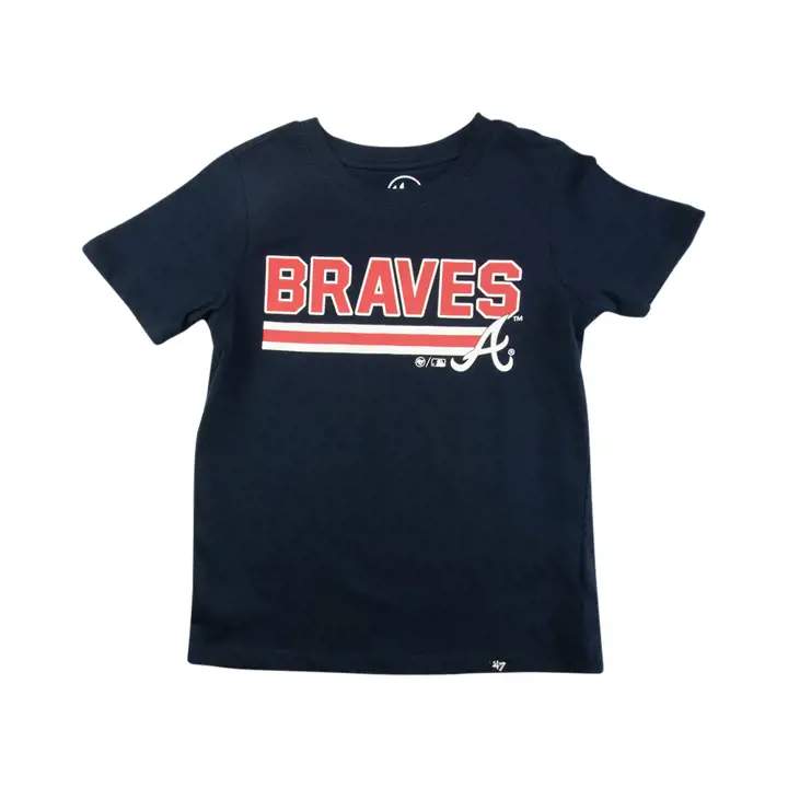 T-shirt enfant MLB Atlanta Braves Super Rival marine 20