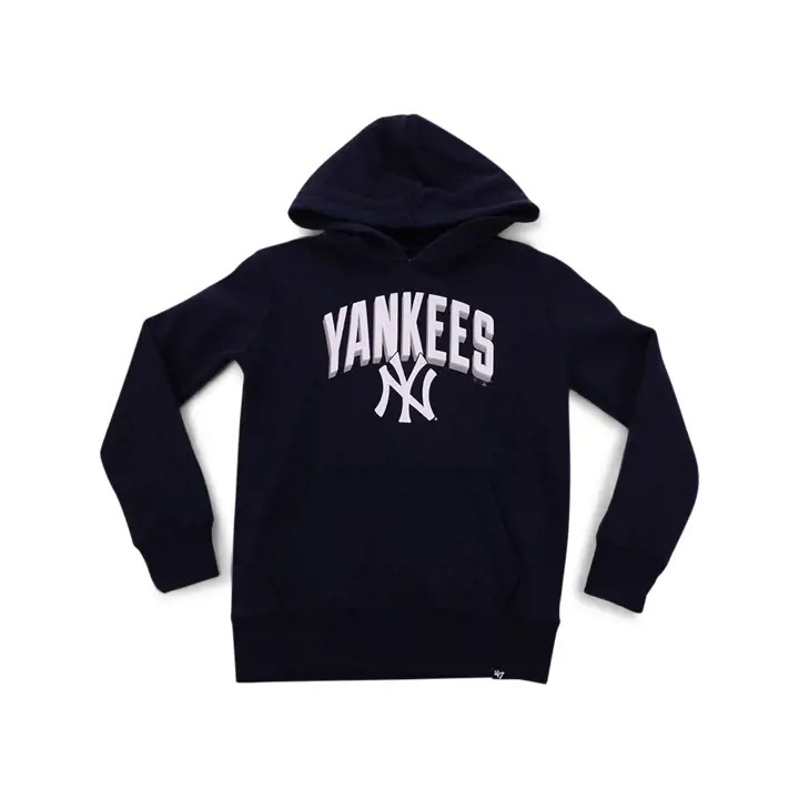 Hoodie Pop Fly MLB Jeune New York Yankees 20 marine