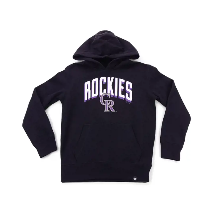 Colorado Rockies MLB Sweat à capuche jeunesse Pop Fly 20 noir