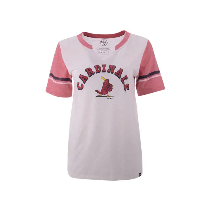 ST. LOUIS CARDINALS MLB T-shirt femme à encoche Coop Match 20 WHT/