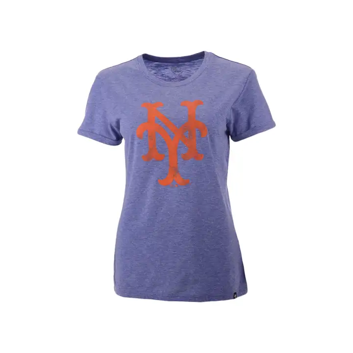 T-shirt Femme Tricolore "Hero" Rétro New York Mets MLB