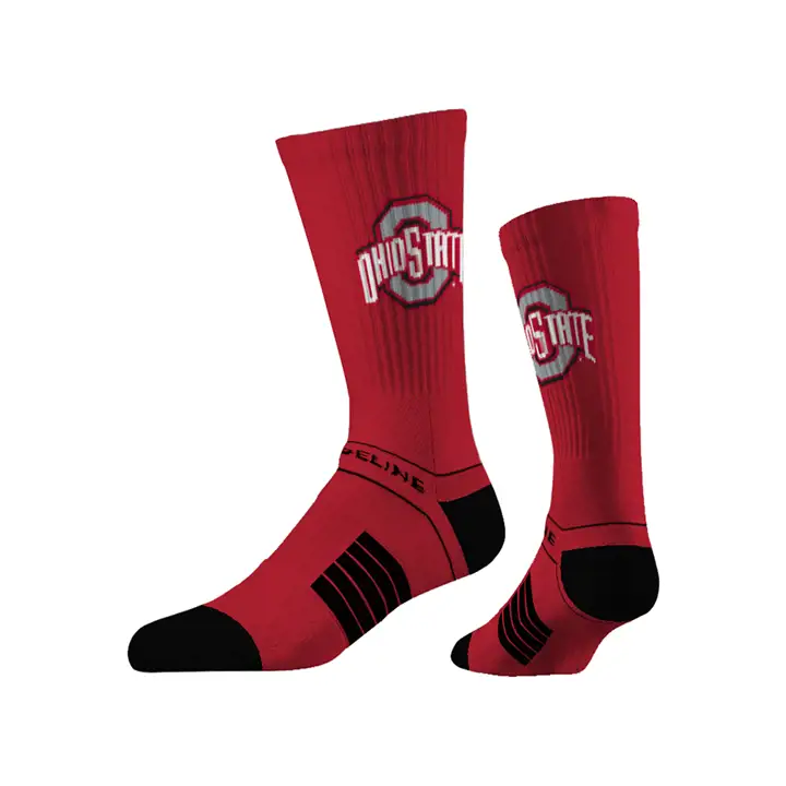 Sweat ras du cou en tricot classique Ohio State Buckeyes NCAA rouge