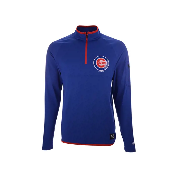 Polaire 1/4 zip MLB Brushback Chicago Cubs rbl