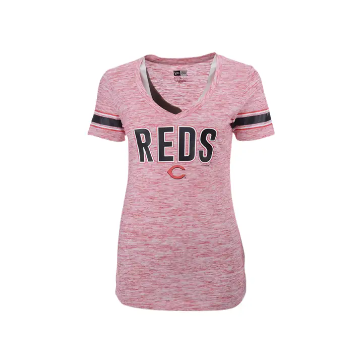 T-shirt Cincinnati Reds MLB femme "Space Dye" 20 ROUGE