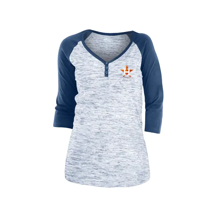 Houston Astros MLB Femme Raglan chiné 20 BLEU MARINE