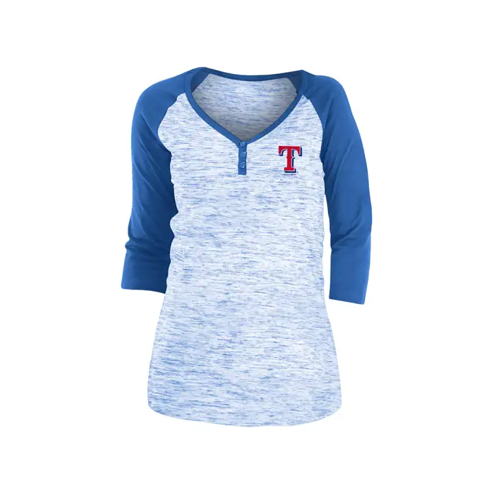 T-shirt Raglan Femme Texas Rangers MLB Space Dye 20 RBL