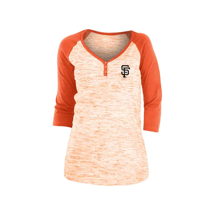 San Francisco Giants MLB Femme Space Dye Raglan 20 ORG