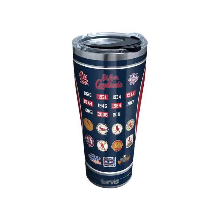 "Tasse de 30 oz en acier inoxydable « X » Champion de STL CARDS"