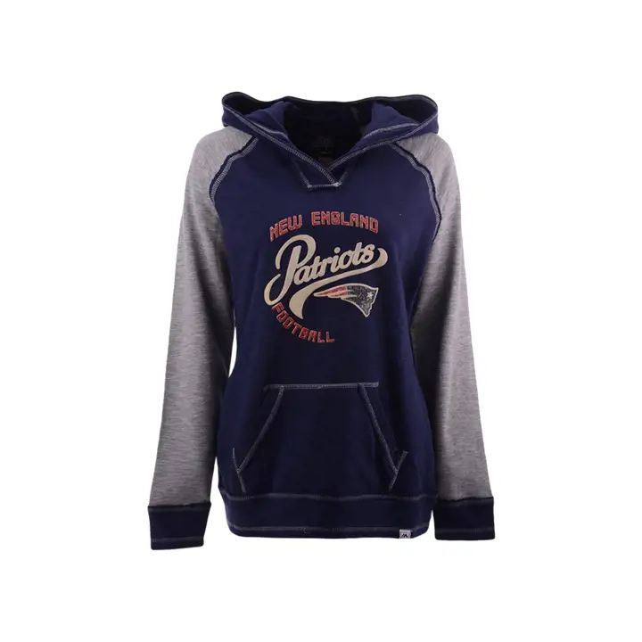 PULL À CAPUCHE COL EN V NEW ENGLAND PATRIOTS W/LS - Hyper V Hoodie AST