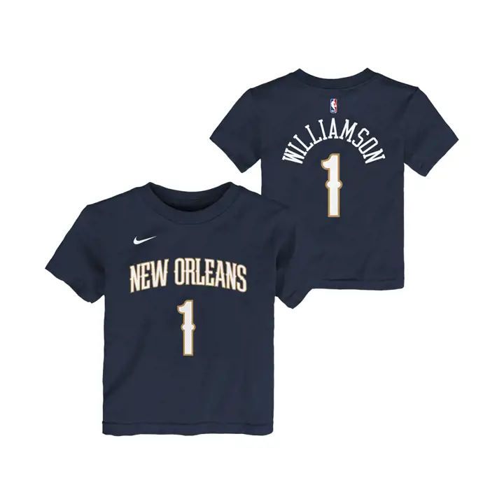 NON Maillot de N&N réplique icône nourrisson Pelican NBA Zion William