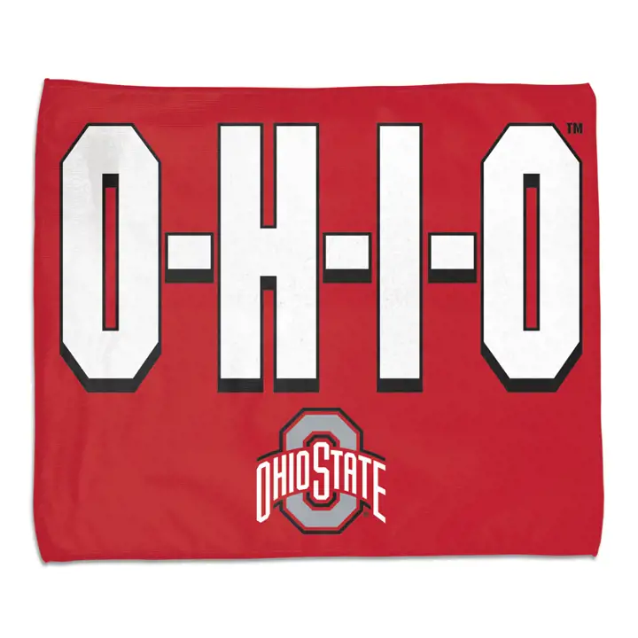 Serviette agitable rouge Ohio State