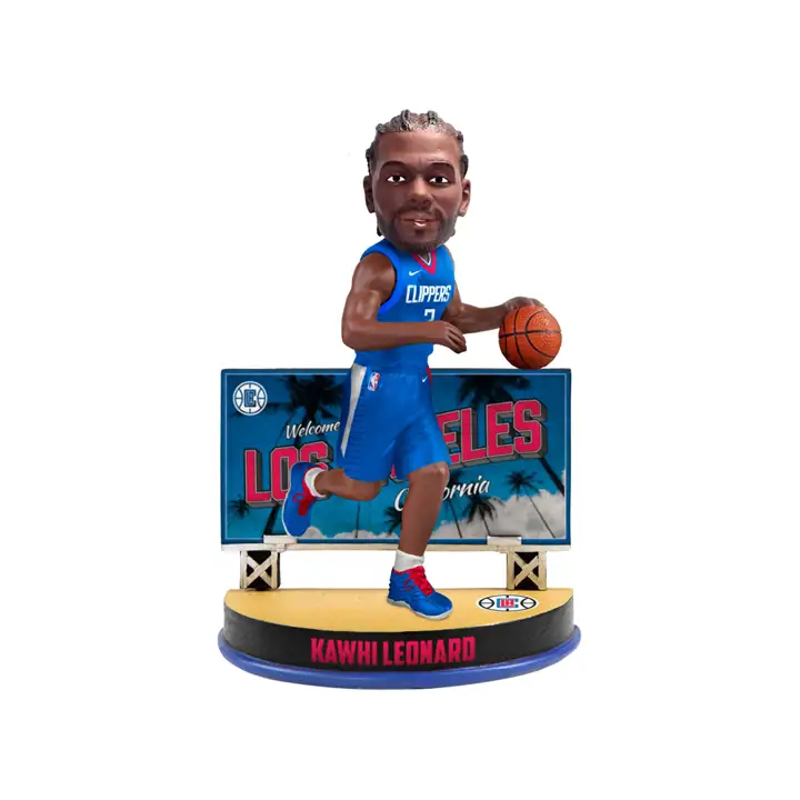 Statuette à tête branlante du joueur des Los Angeles Clippers, Kawhi Leonard
