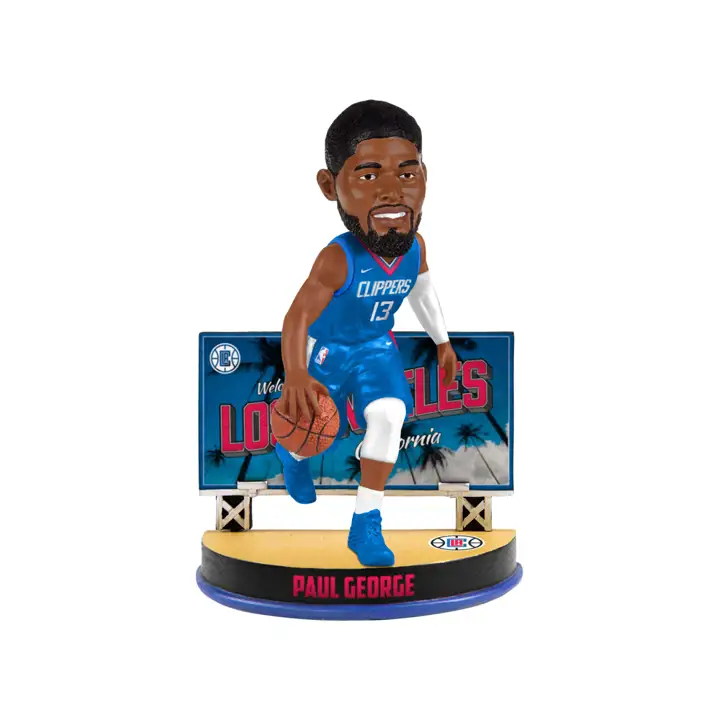 Tête branlante de joueur de panneau d'affichage des Los Angeles Clippers ast George