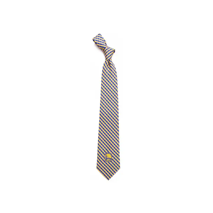 Cravate Gingham en polyester Golden State Warriors AST