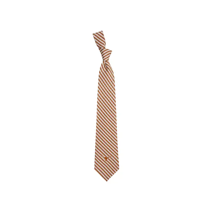 Cravate en poly-vichy Texas Longhorns AST