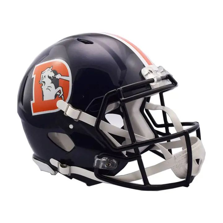 Casque replica Denver Broncos Color Rush Speed marine/orange