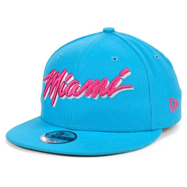 Casquette Miami Heat NBA YTH Solid 9FIFTY Snapback BLEUE